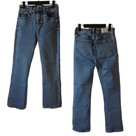 Pistola, Keaton, High Rise Slim Straight Leg Jeans, Light Medium Wash, Blue - Picture 3 of 6
